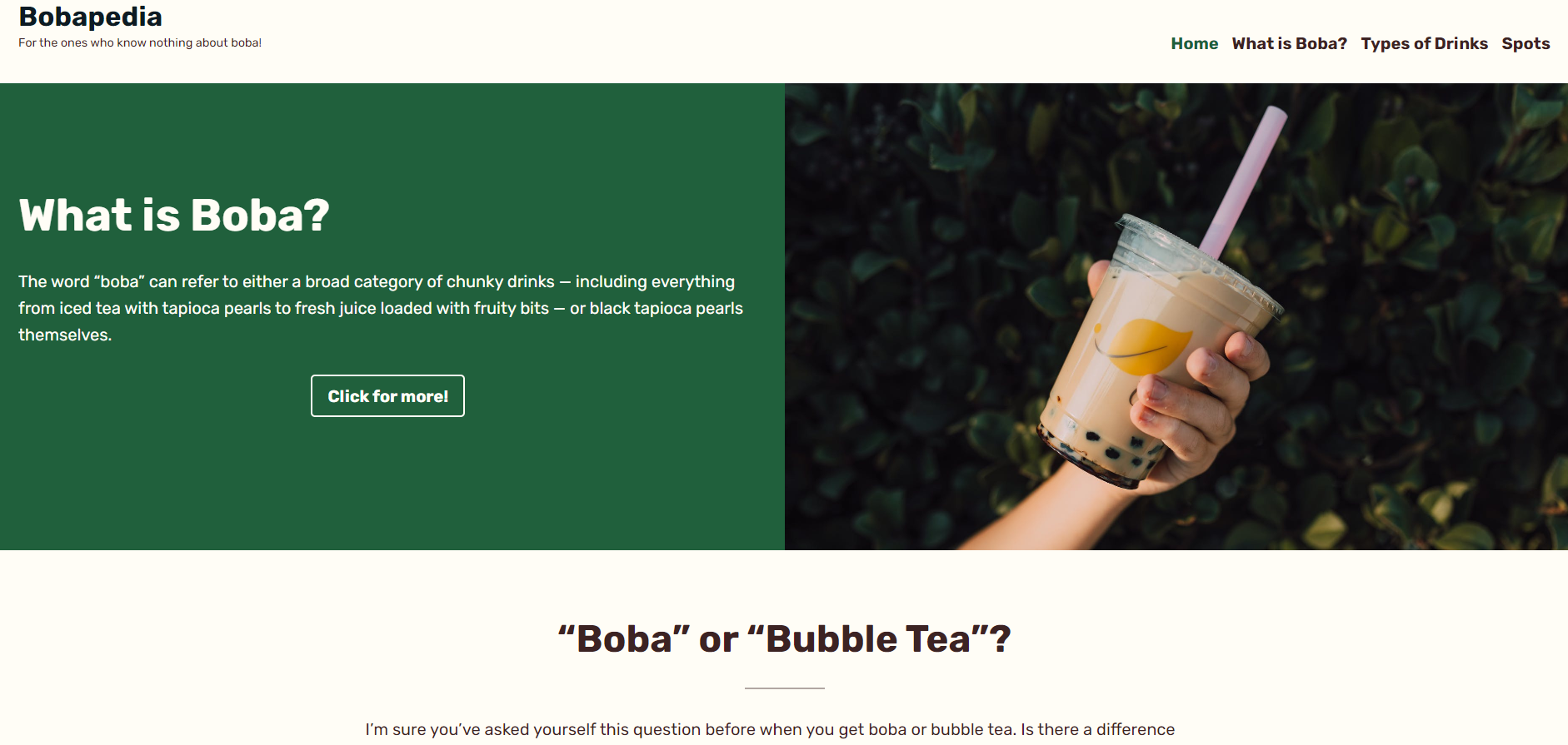 boba project